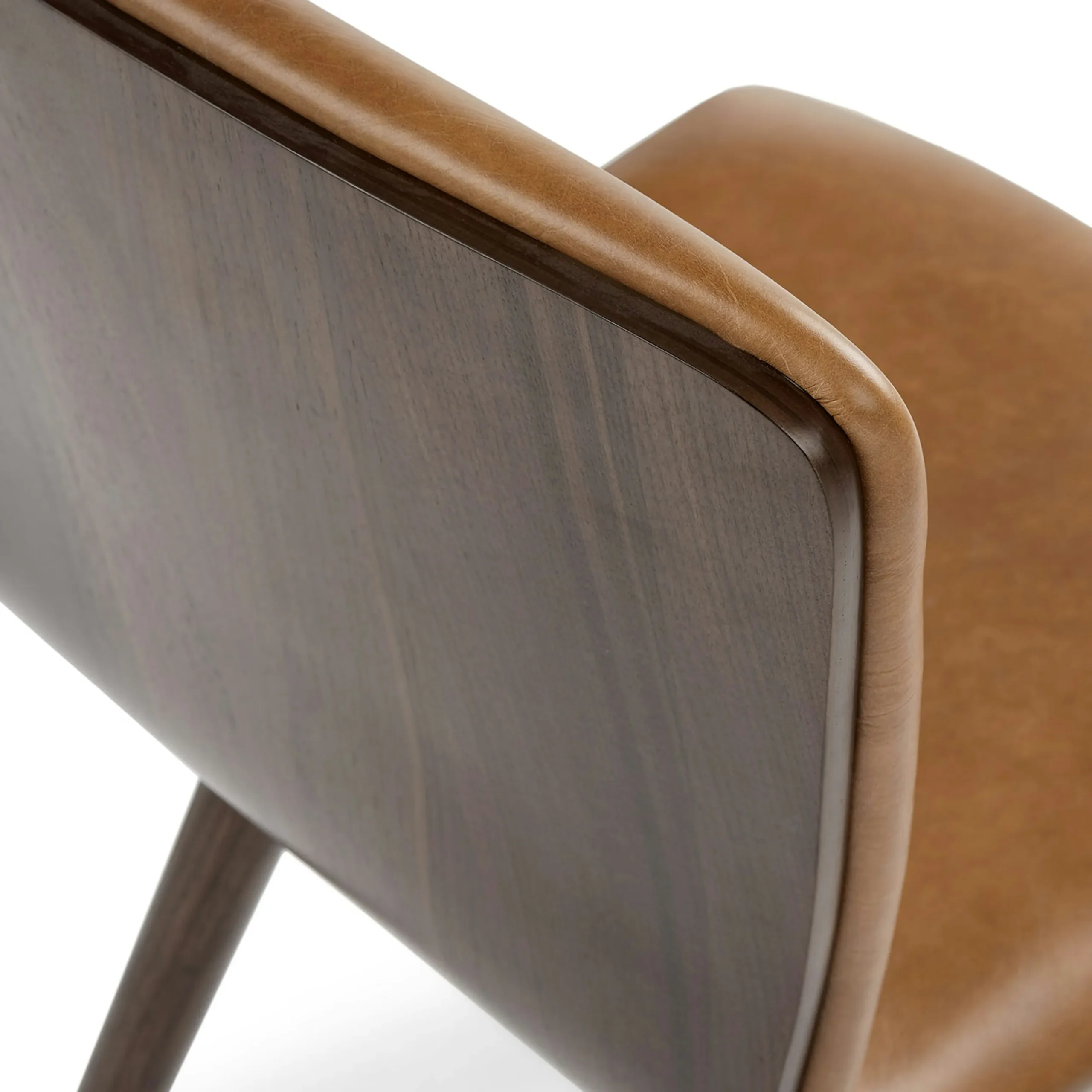 Sede Leather Dining Chair - Walnut and Toscana Tan - Image 7
