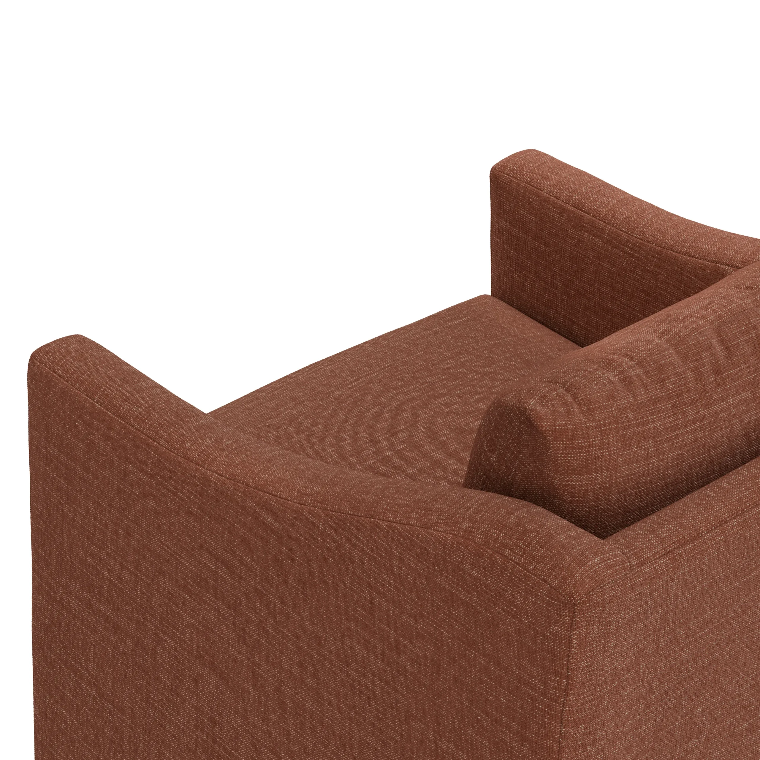 Landry 32.25_ Swivel Lounge Chair - Napa Rust - Image 8