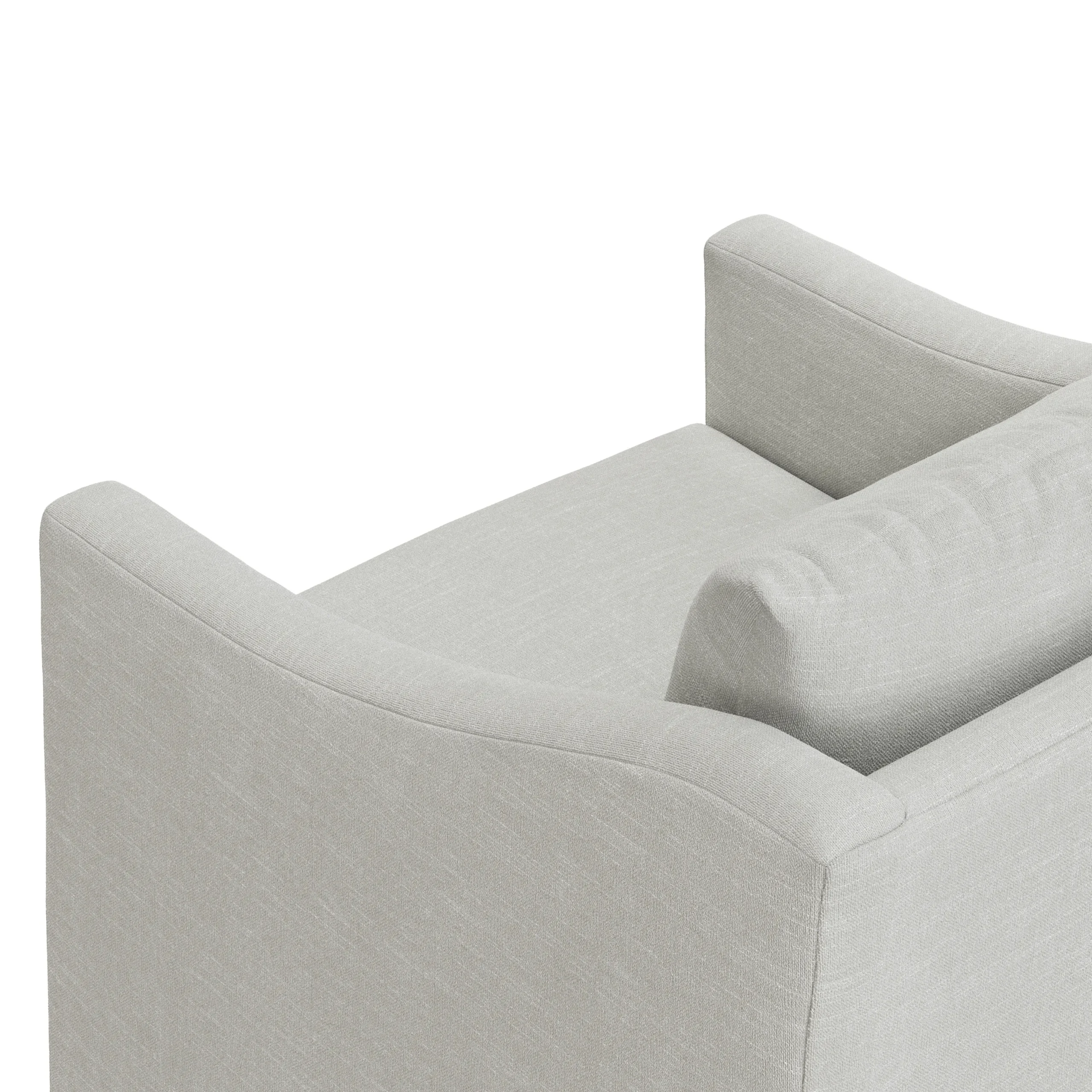 Landry 32.25_ Swivel Lounge Chair - Napa Dove - Image 5