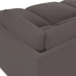 Leigh 121.5_ Velvet Modular Open Pit Sectional - Hale Warm Gray