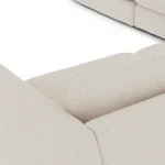 Leigh 126_ Modular Corner Sectional - Ivory Wool Bouclé