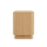 Moa Storage Side Table - White Oak
