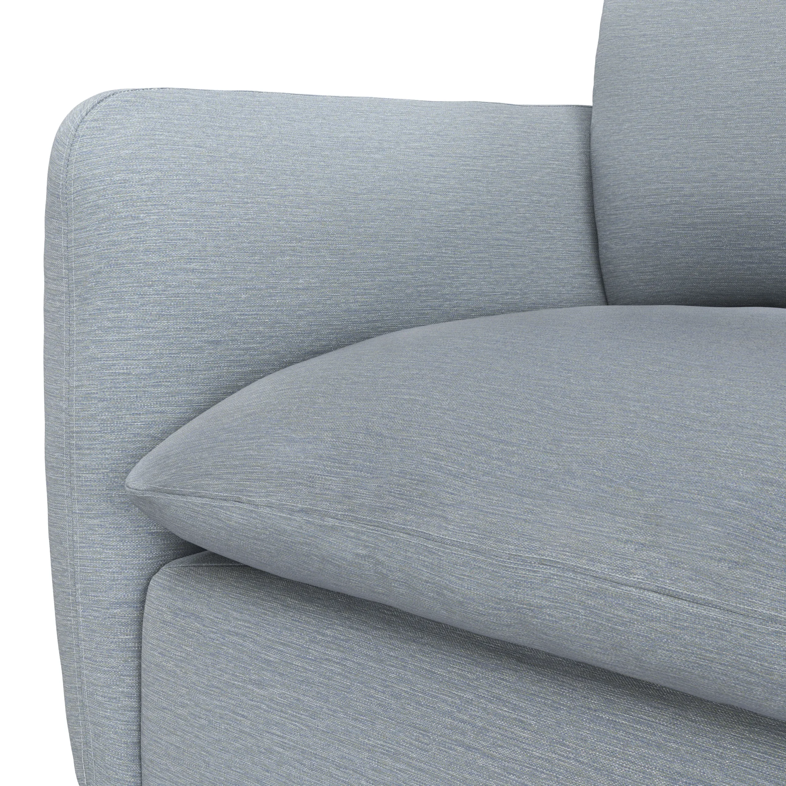 Leigh 126_ Modular Corner Sectional - Silver Light Blue - Image 7