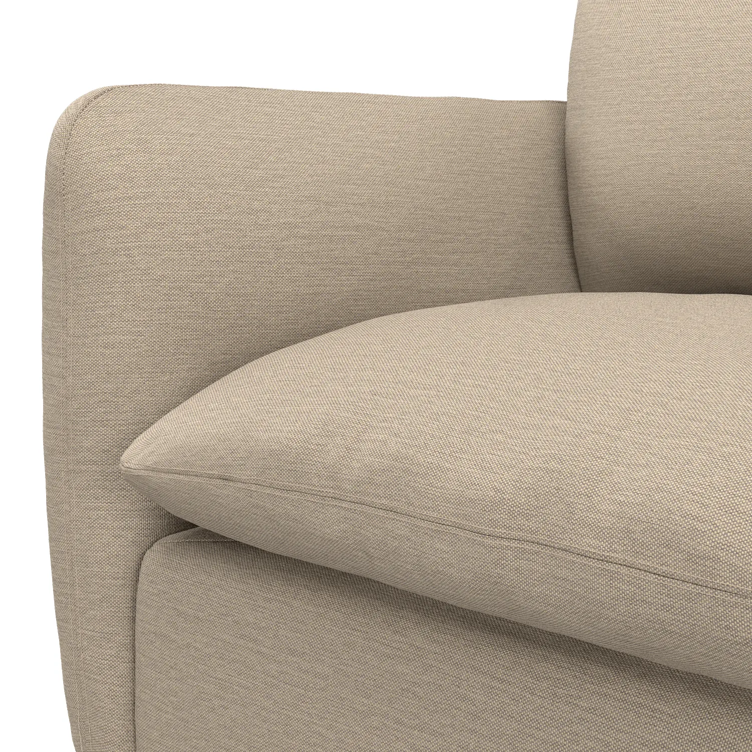Leigh 126_ Modular Corner Sectional - Silver Taupe - Image 7