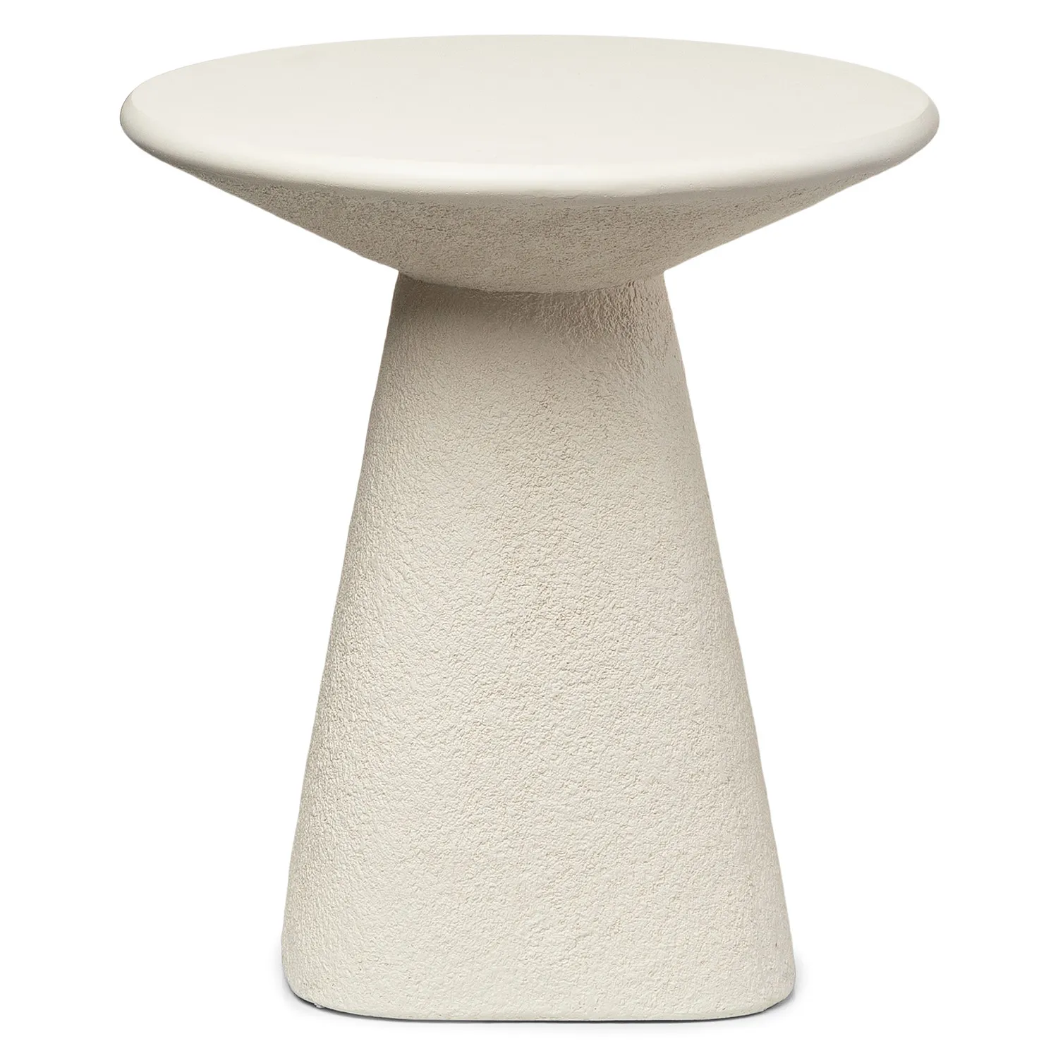 Ozetta Concrete Side Table - Moonlit Ivory - Image 5