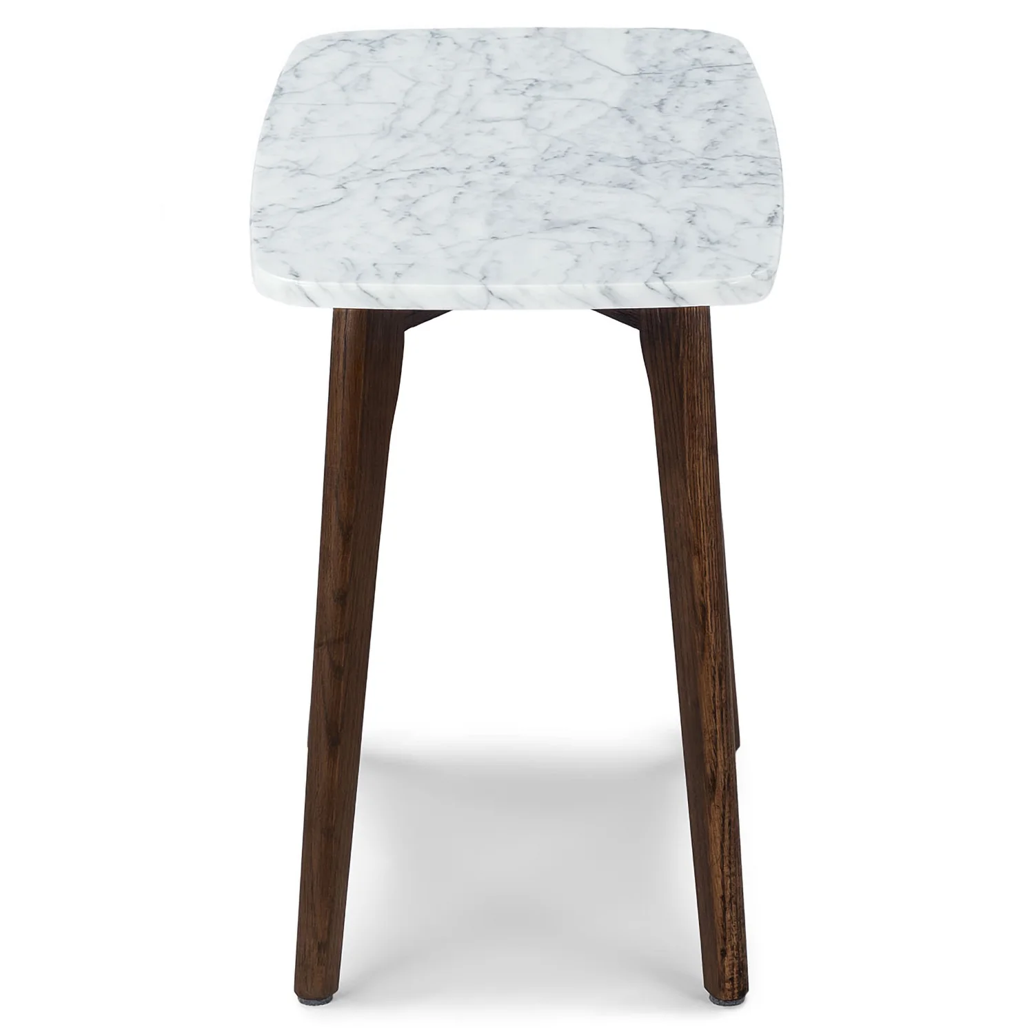 Vena Marble Side Table - Walnut - Image 8