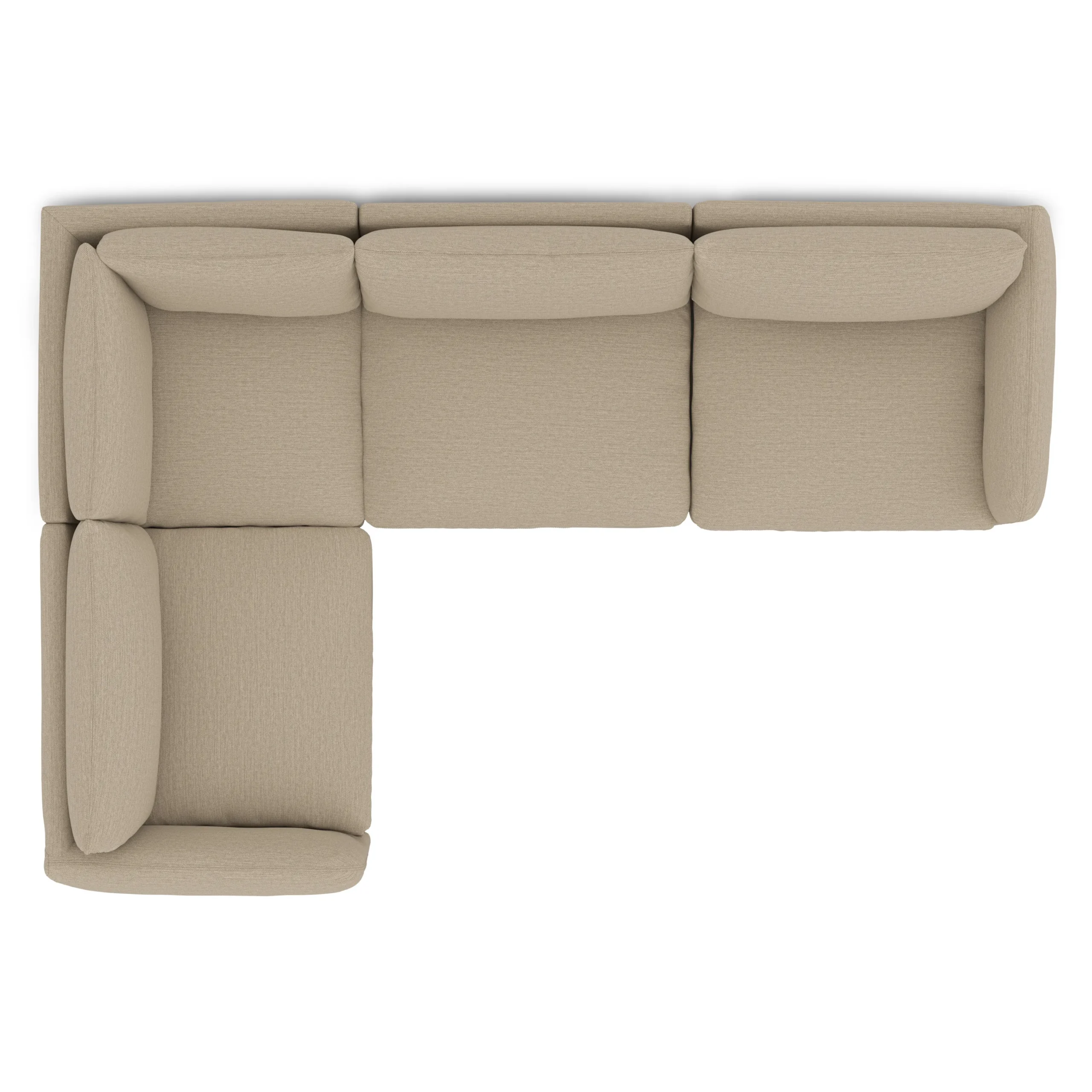 Leigh 126_ Modular L Sectional - Silver Taupe - Image 7