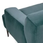 Abisko 42.5_ Velvet Lounge Chair - Plush Pacific Blue