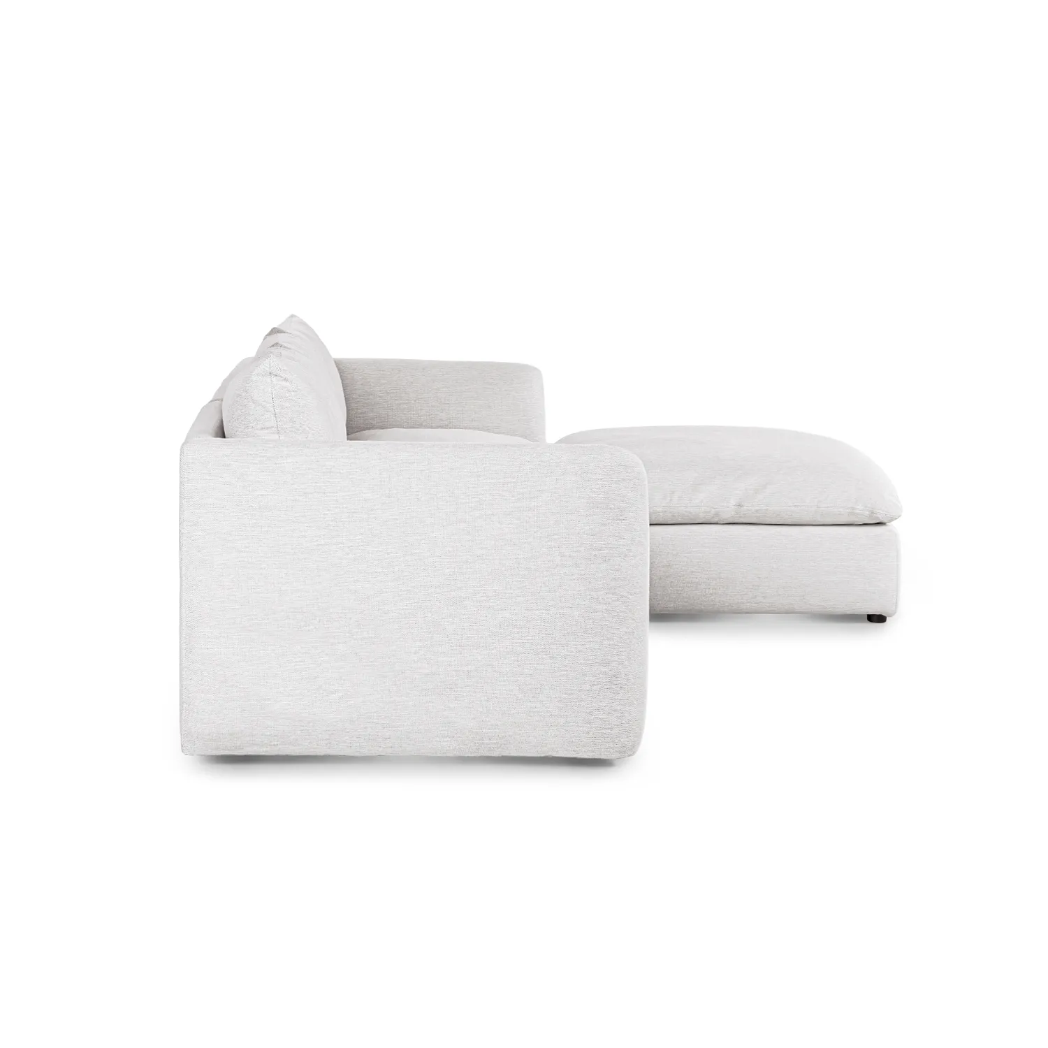 Leigh 131.5_ Modular Sectional - Silver Ivory - Image 7