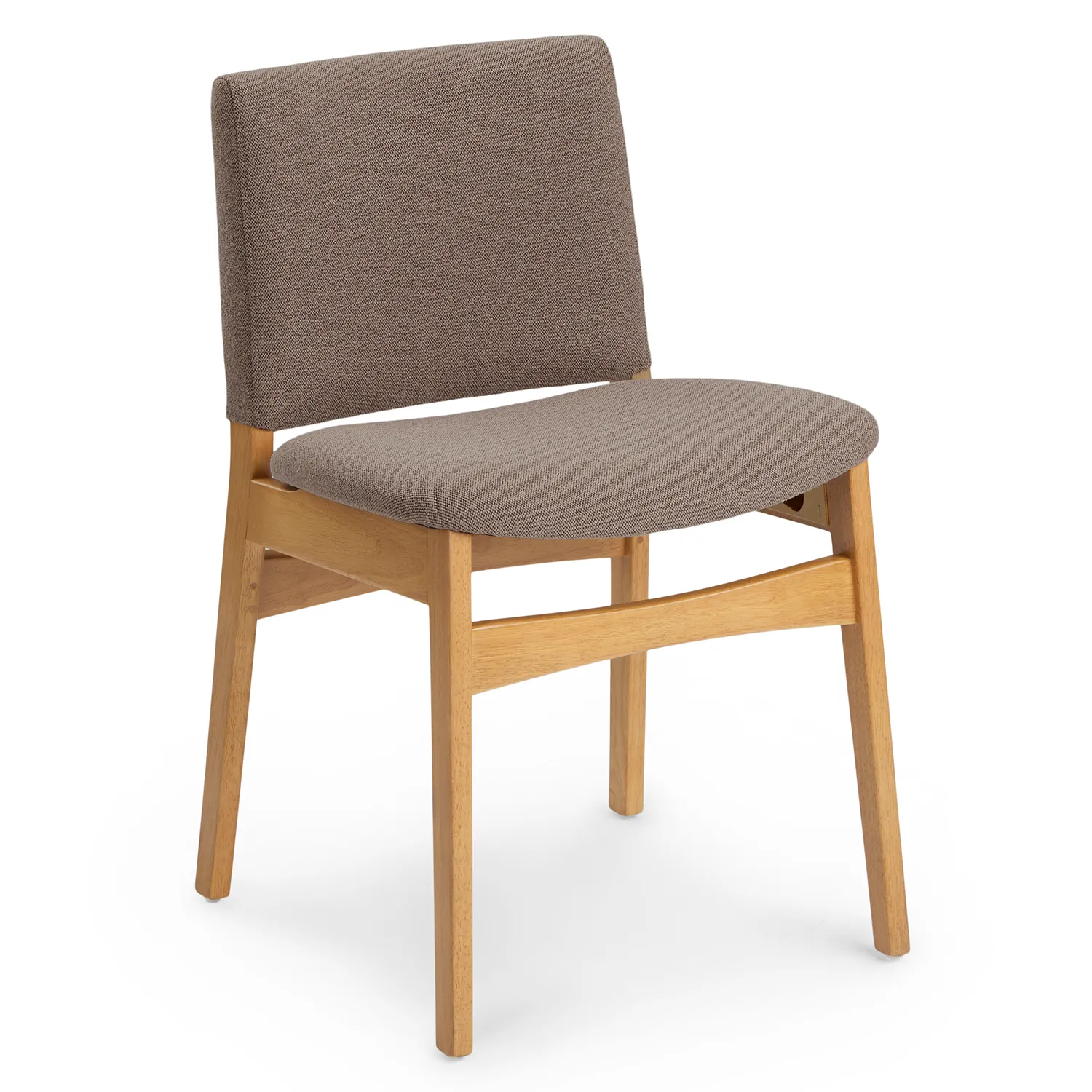 Nosh Dining Chair - Oak and Ratine Brown - Image 7