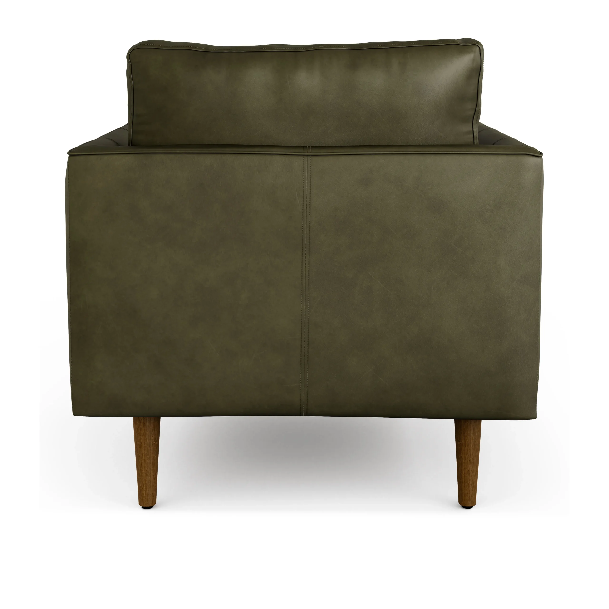 Burrard 32_ Leather Lounge Chair - Charme Green - Image 3