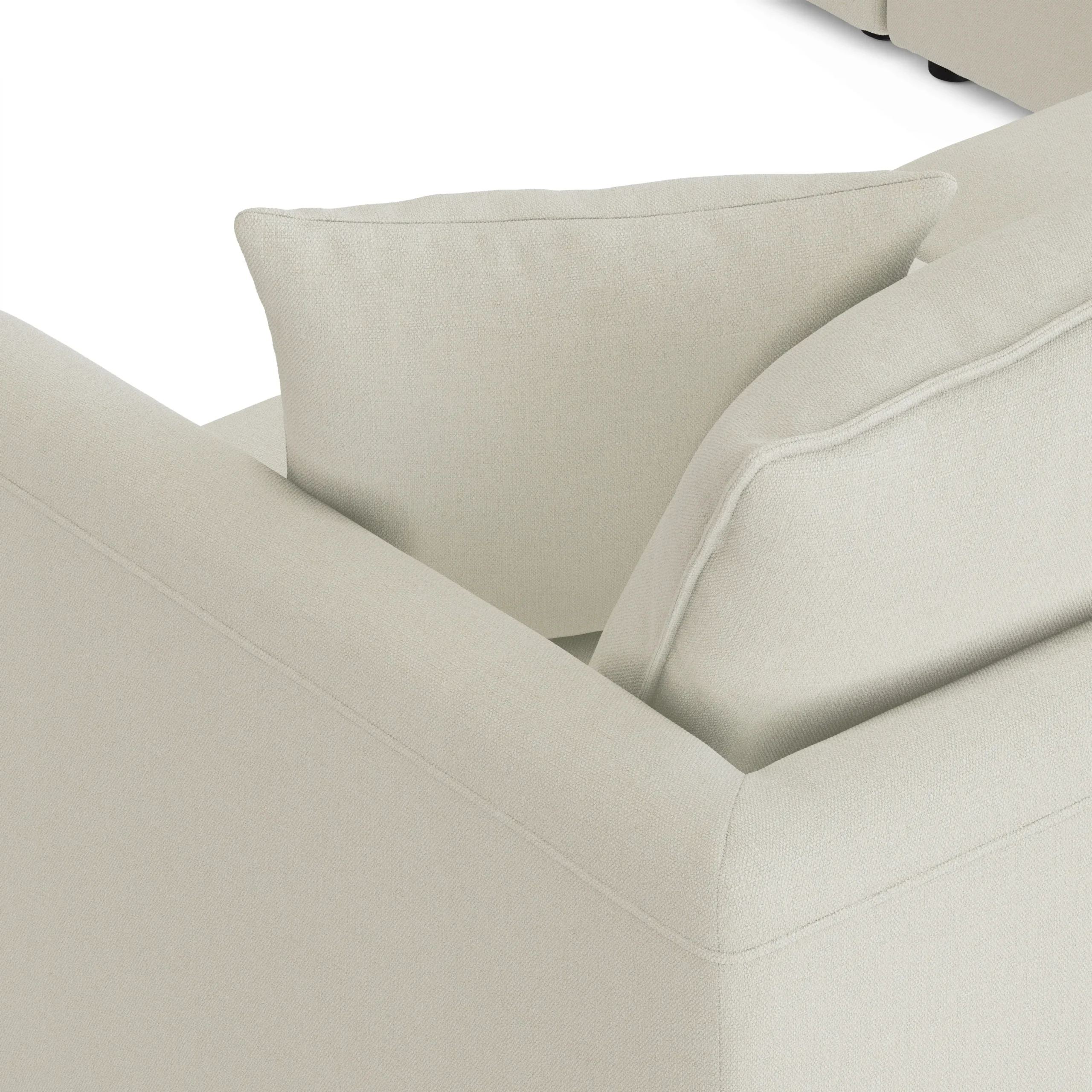 Lenae 105.5_ Corner Sectional - Savoy Ivory - Image 7