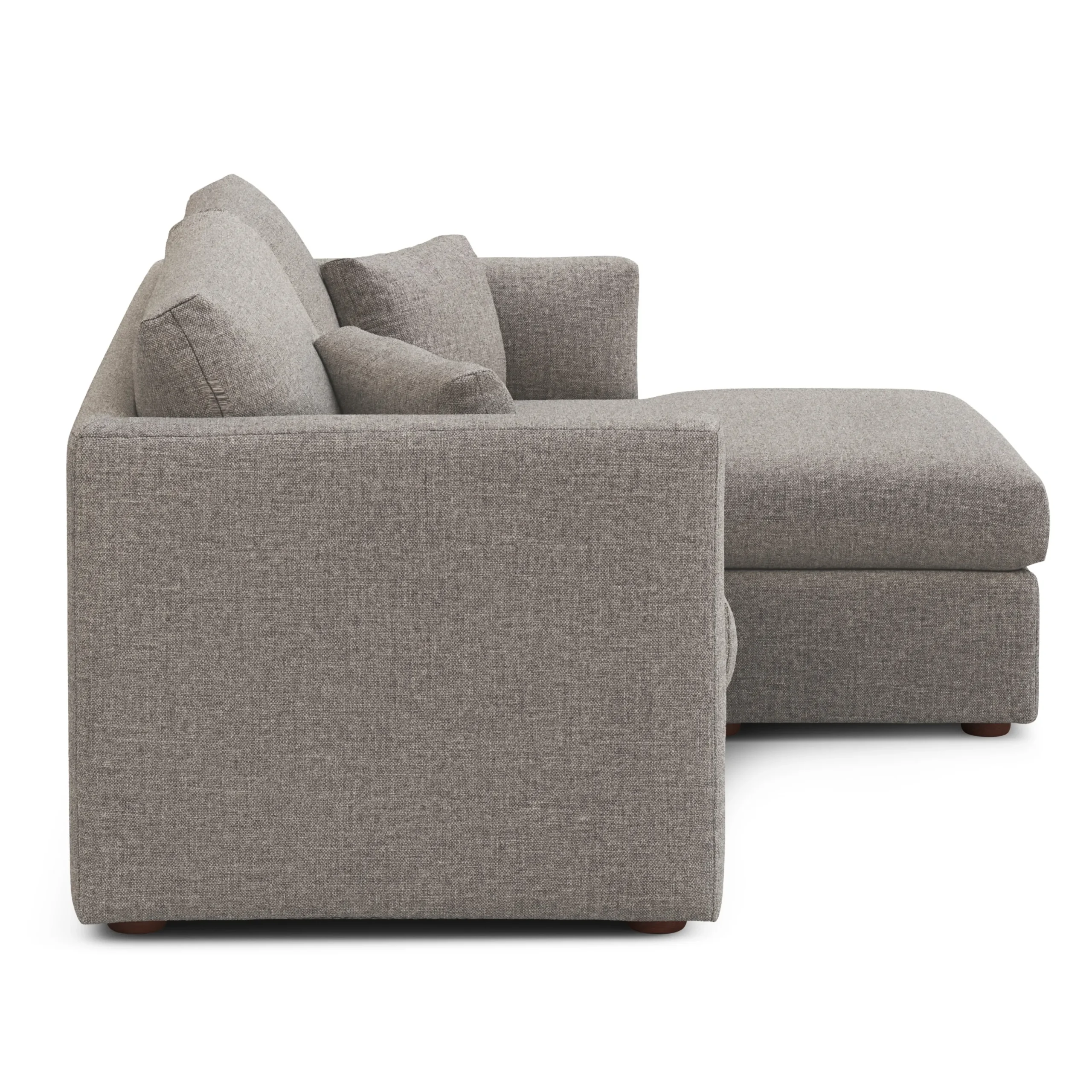 Marina 80_ Reversible Storage Sectional - Hestia Gray - Image 7