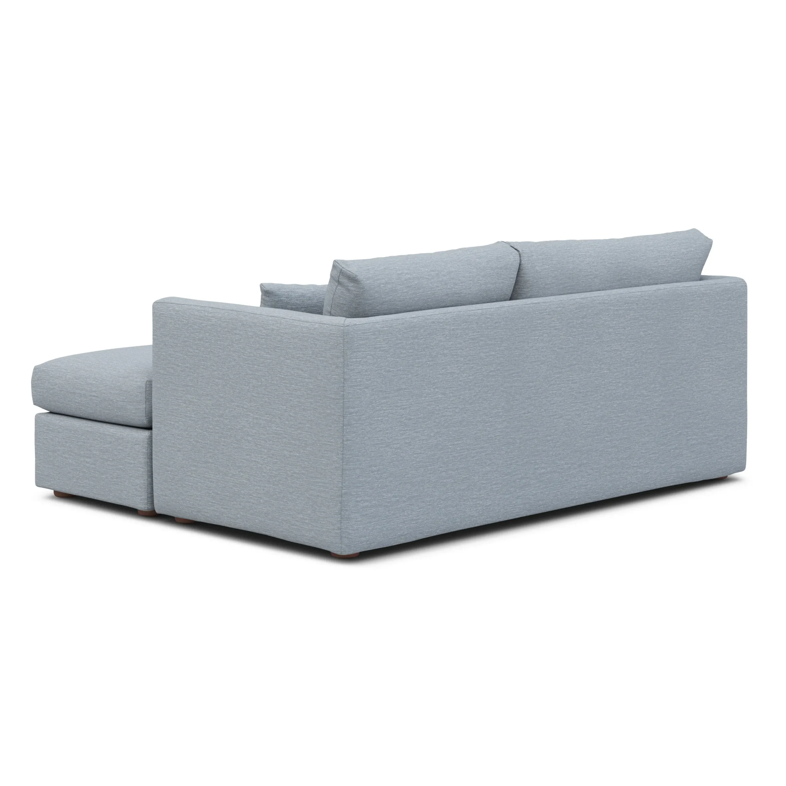 Marina 80_ Reversible Storage Sectional - Silver Light Blue - Image 7
