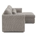 Marina 90_ Reversible Storage Sectional - Hestia Gray