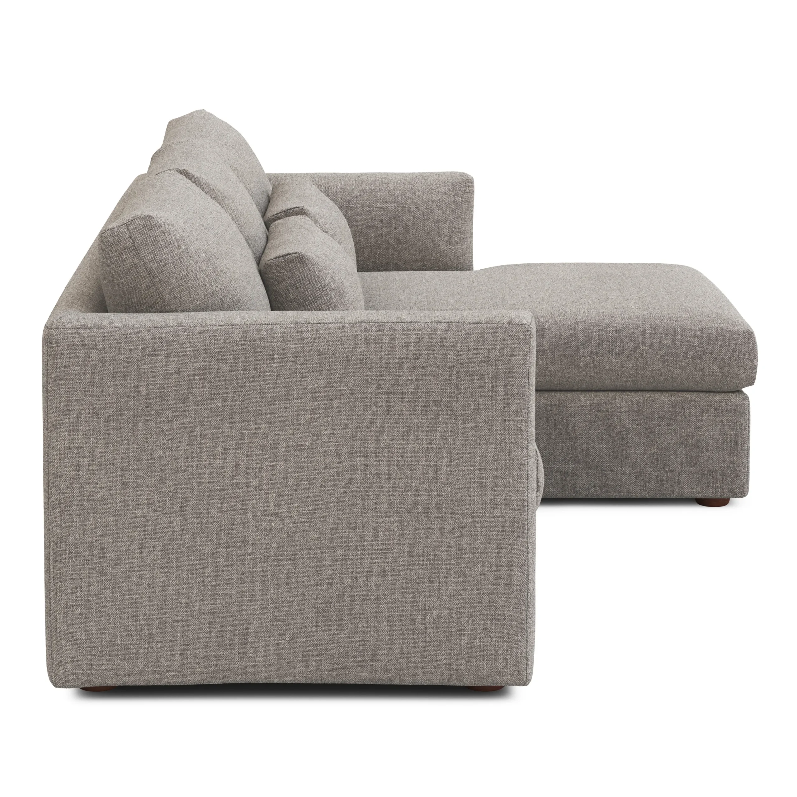 Marina 90_ Reversible Storage Sectional - Hestia Gray - Image 7