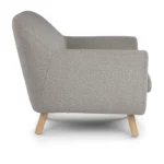 Gabriola 34_ Lounge Chair - Dover Gray Bouclé