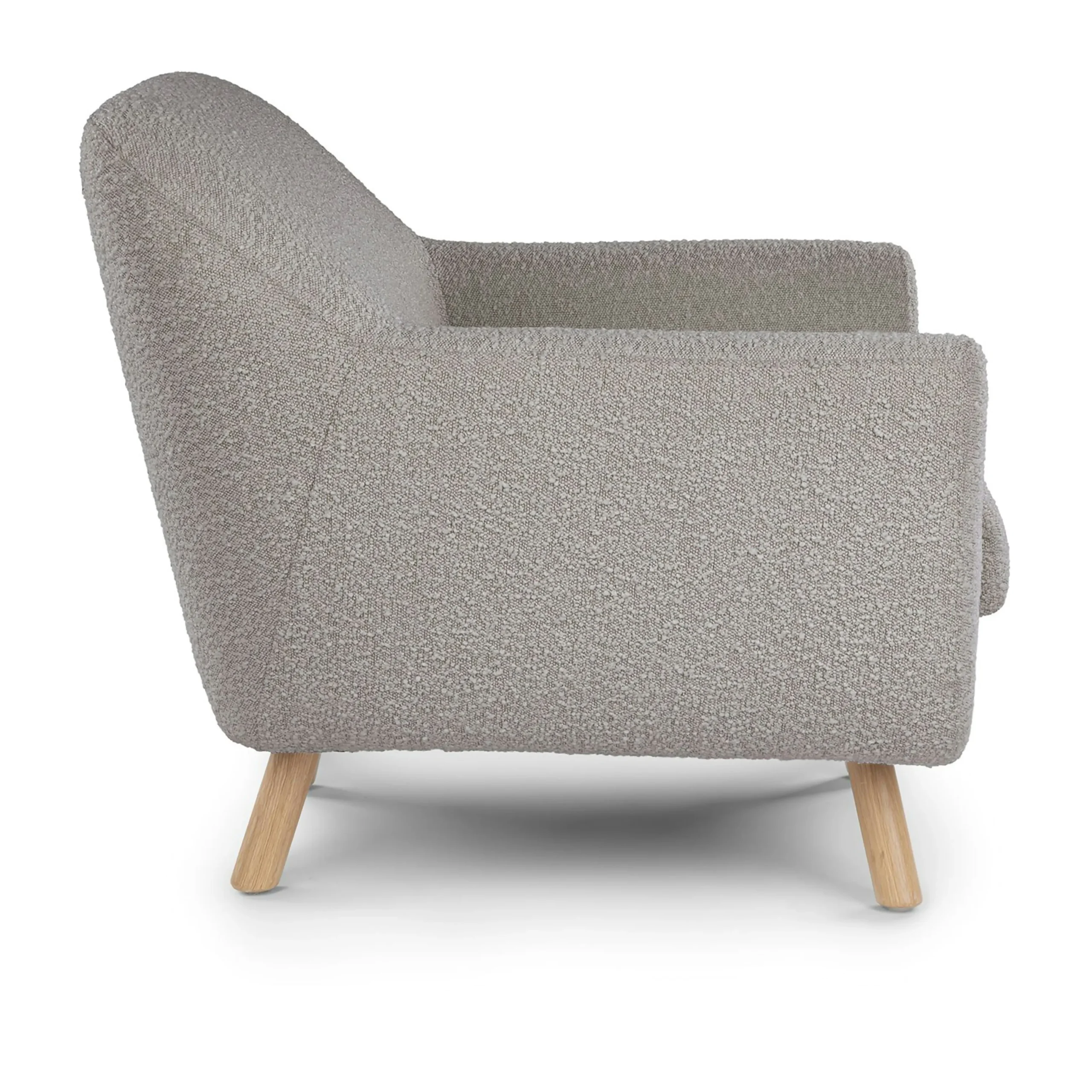 Gabriola 34_ Lounge Chair - Dover Gray Bouclé - Image 9
