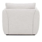 Leigh 42_ Lounge Chair - Silver Ivory