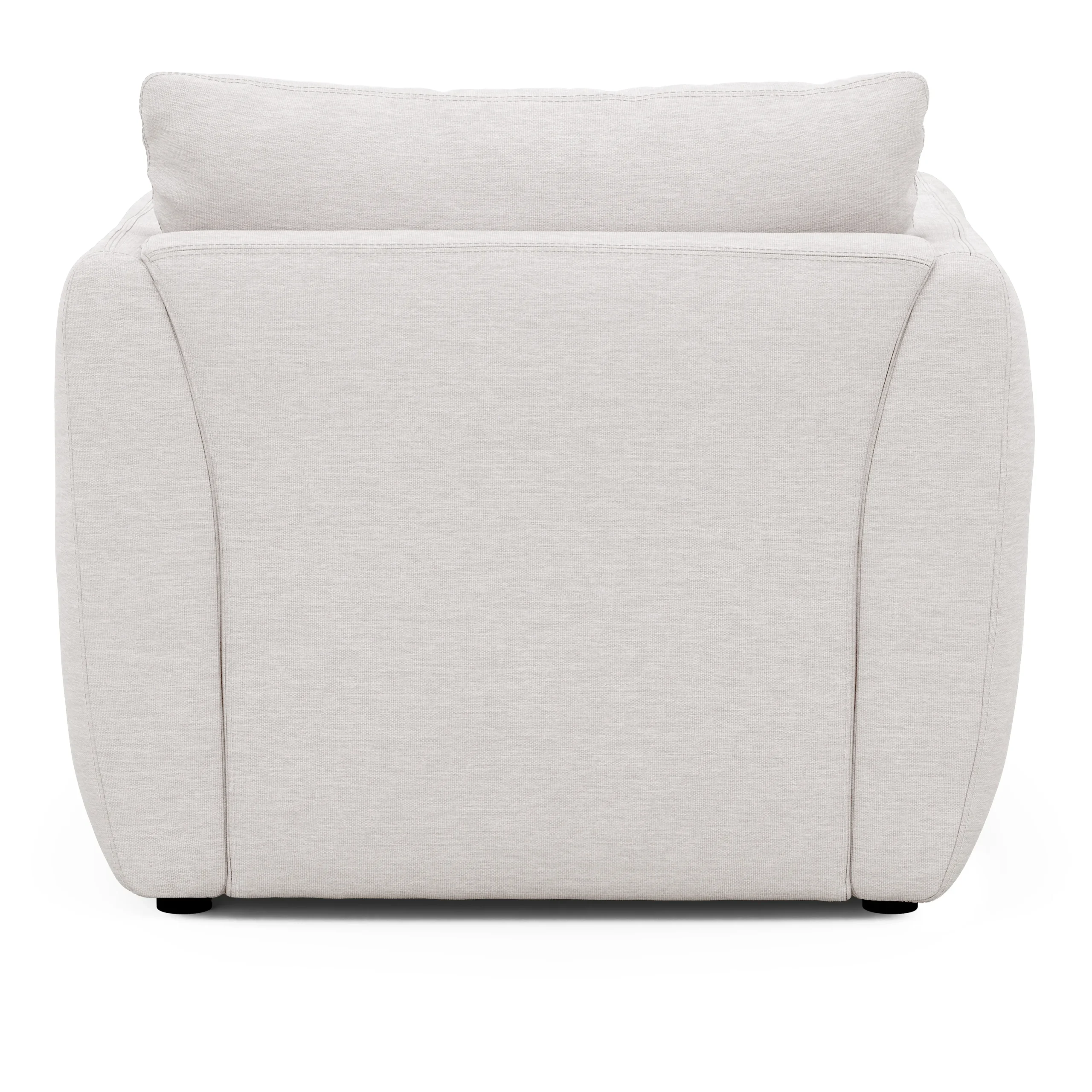 Leigh 42_ Lounge Chair - Silver Ivory - Image 7