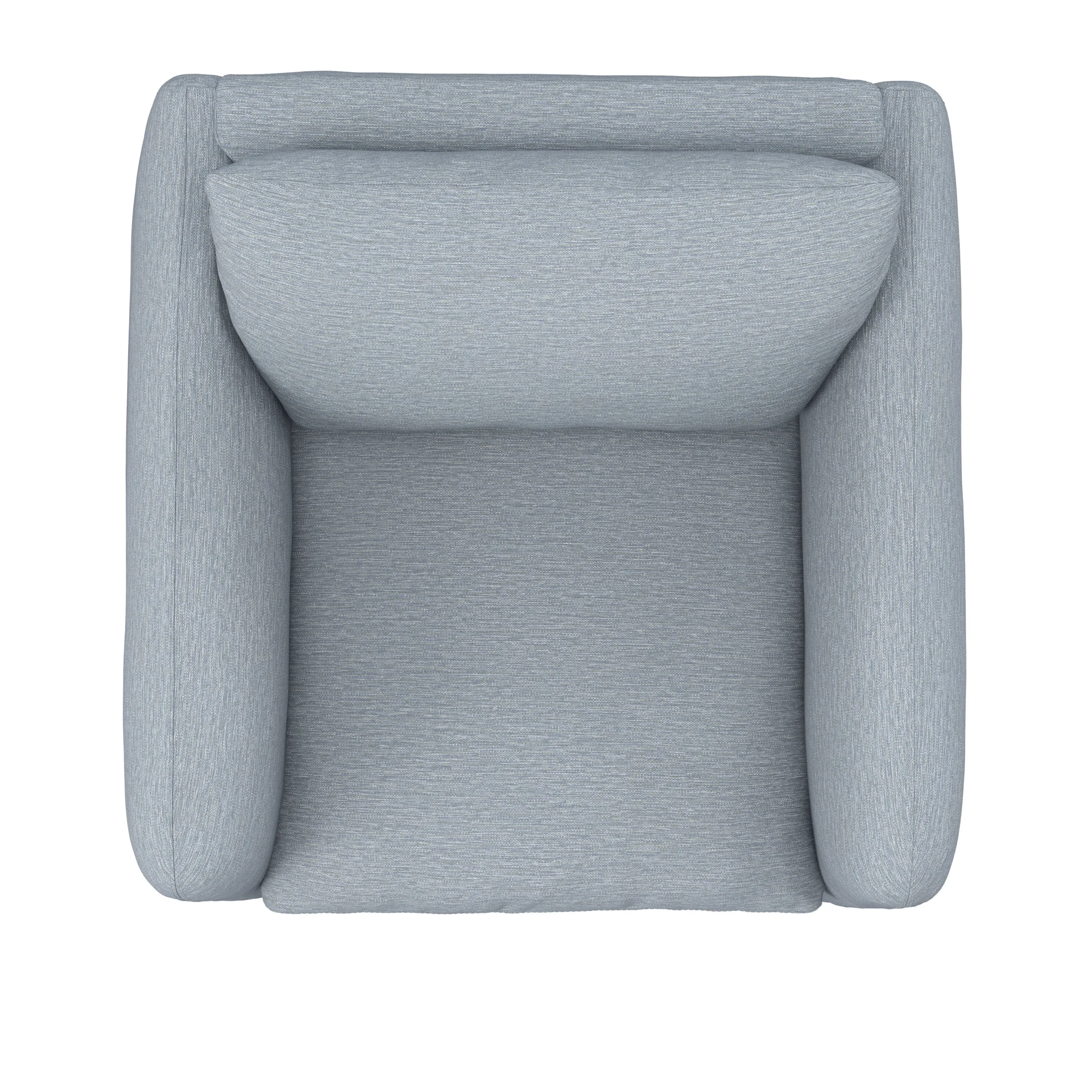 Leigh 42_ Lounge Chair - Silver Light Blue - Image 7