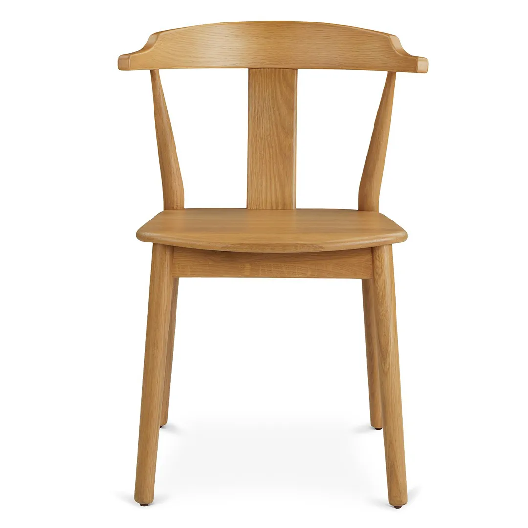 Morton Dining Chair - Oak - Image 7