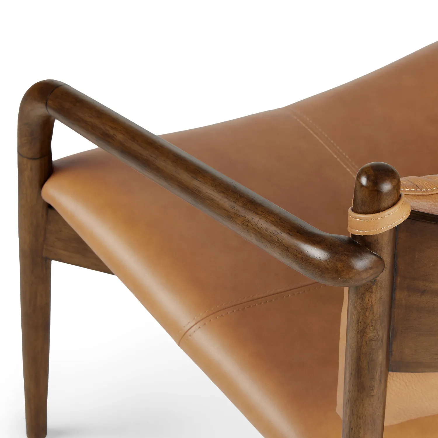 Lento 25_ Leather Lounge Chair - Teres Tan - Image 2