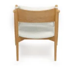 Lento 25_ Lounge Chair - Ivory Bouclé
