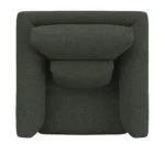 Marina 38_ Lounge Chair - Green Wool Bouclé