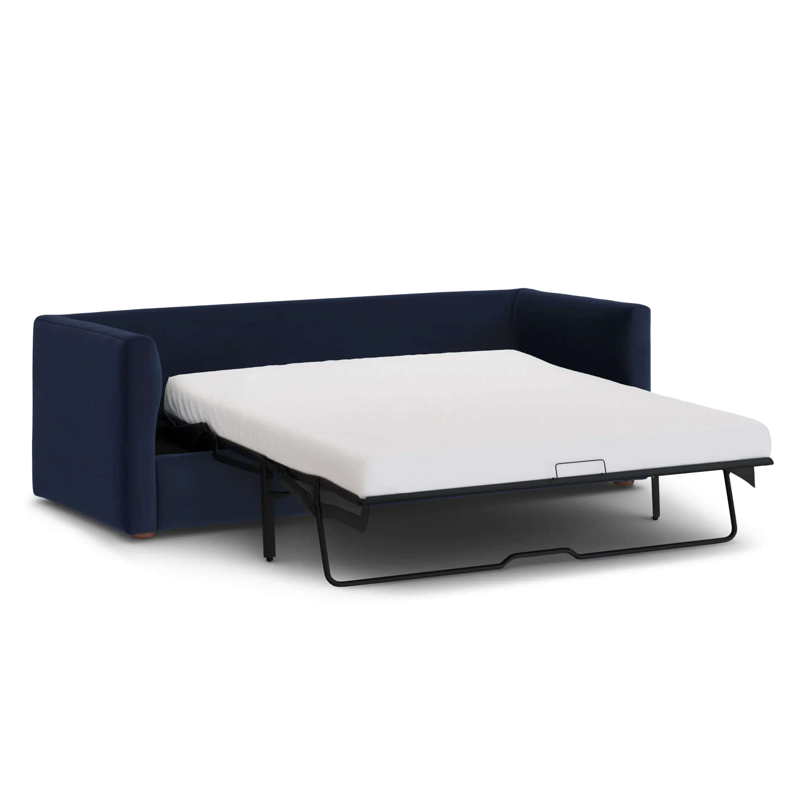 Marina 90_ Velvet Reversible Storage Sleeper Sectional - Hale Ink - Image 7