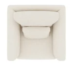 Marina 38_ Lounge Chair - Ivory Wool Bouclé