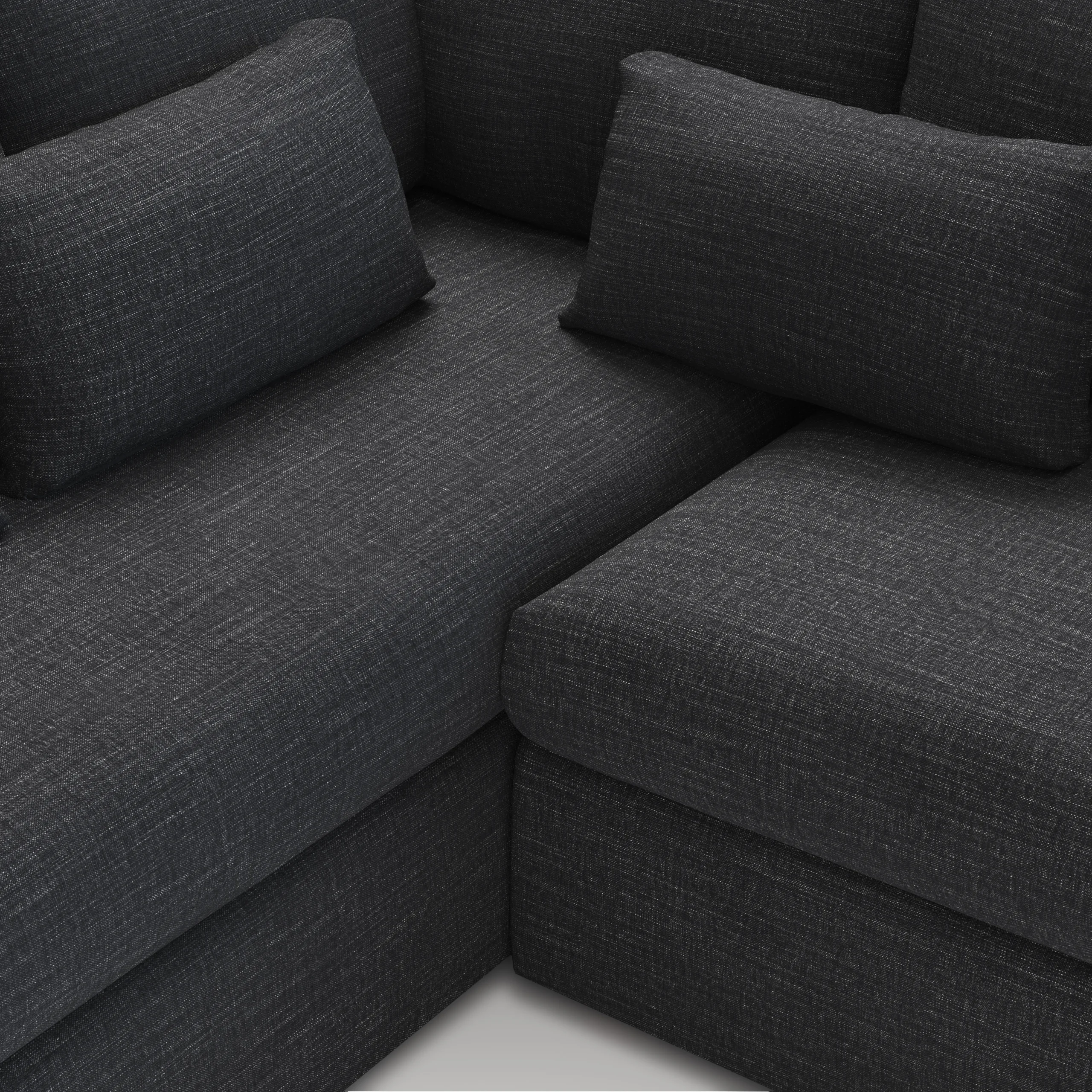 Marina 92_ Corner Sectional - Napa Charcoal - Image 7