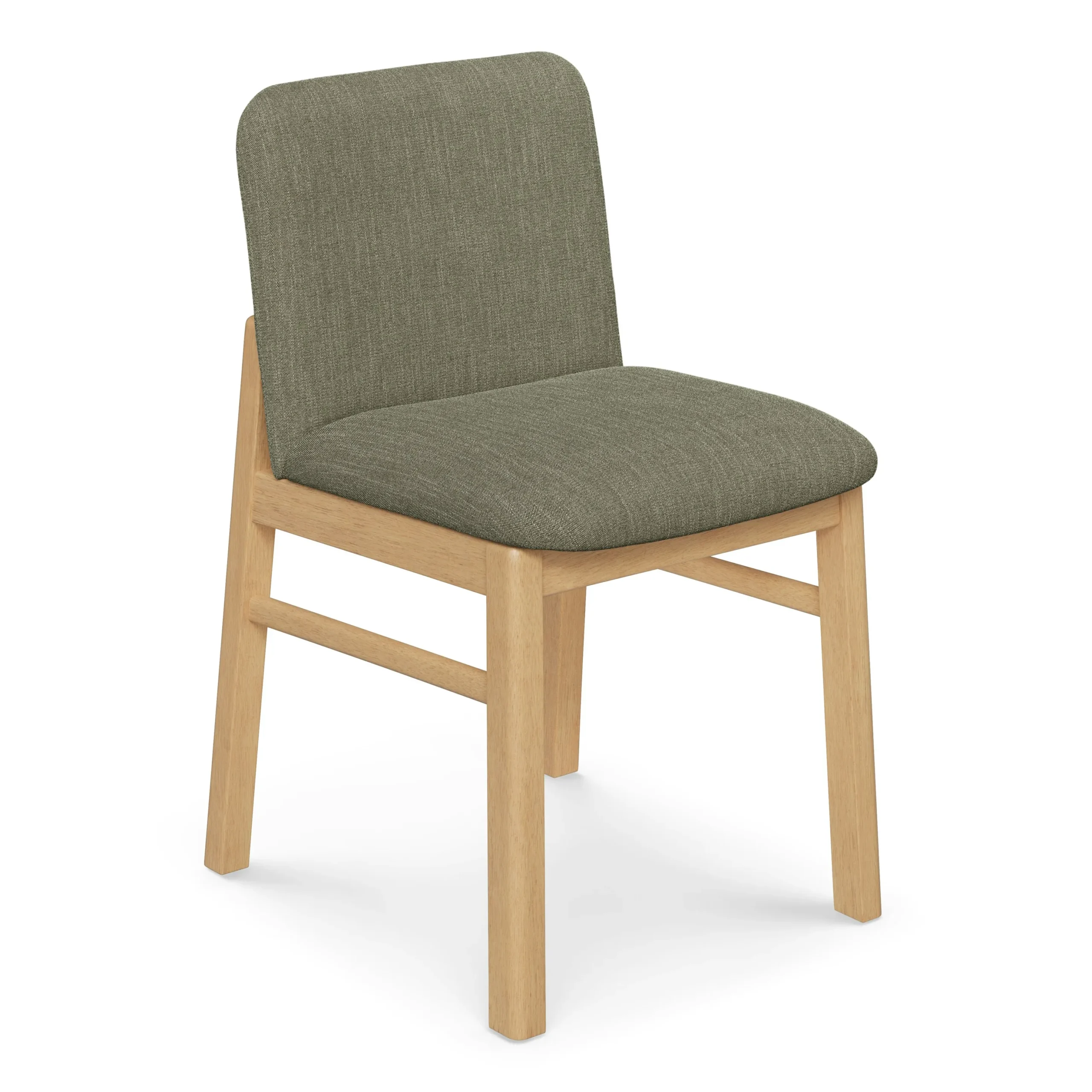 Mikkel Dining Chair - White Oak and Algonquin Green - Image 7