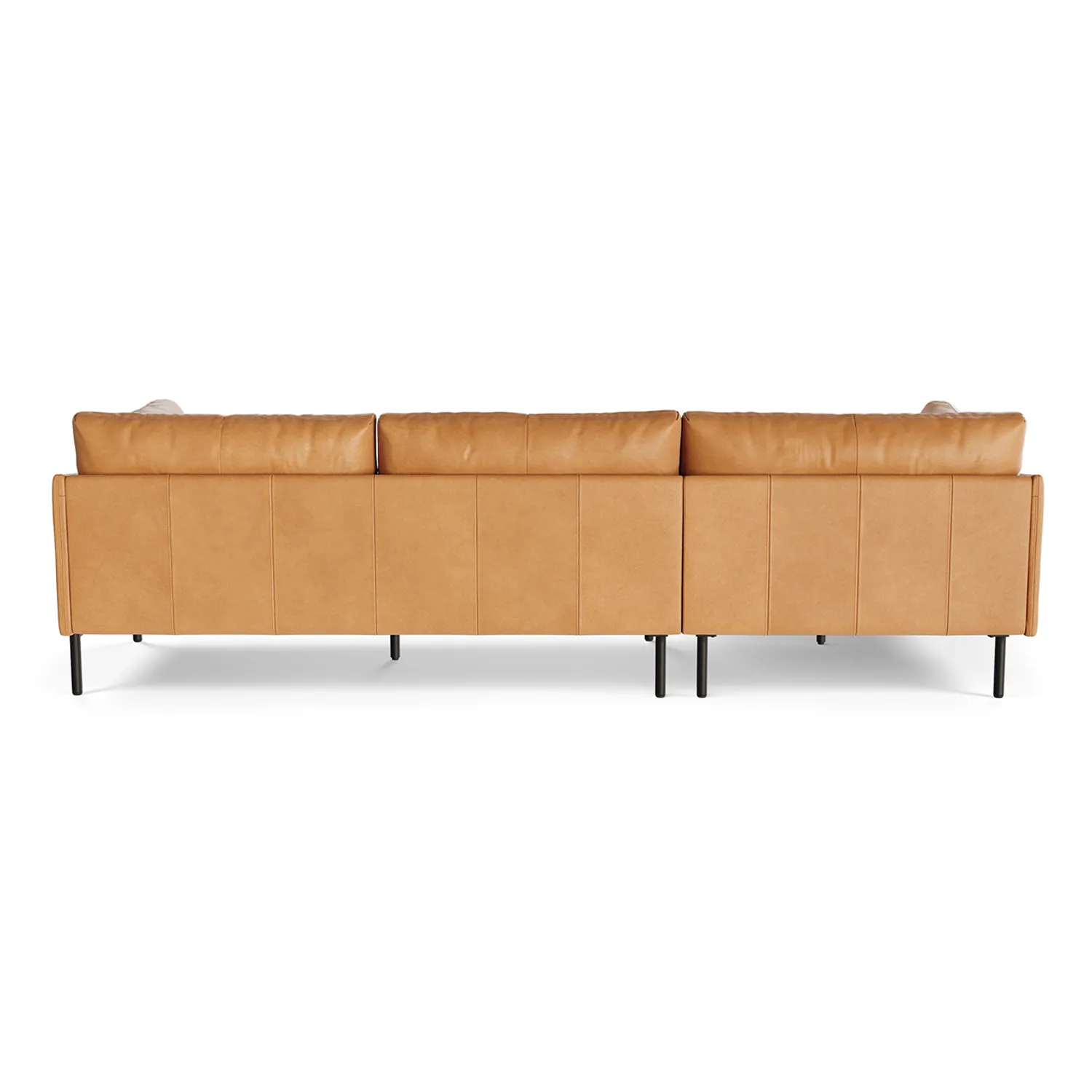 Olsen 110_ Leather Left Sectional - Charme Tan - Image 7