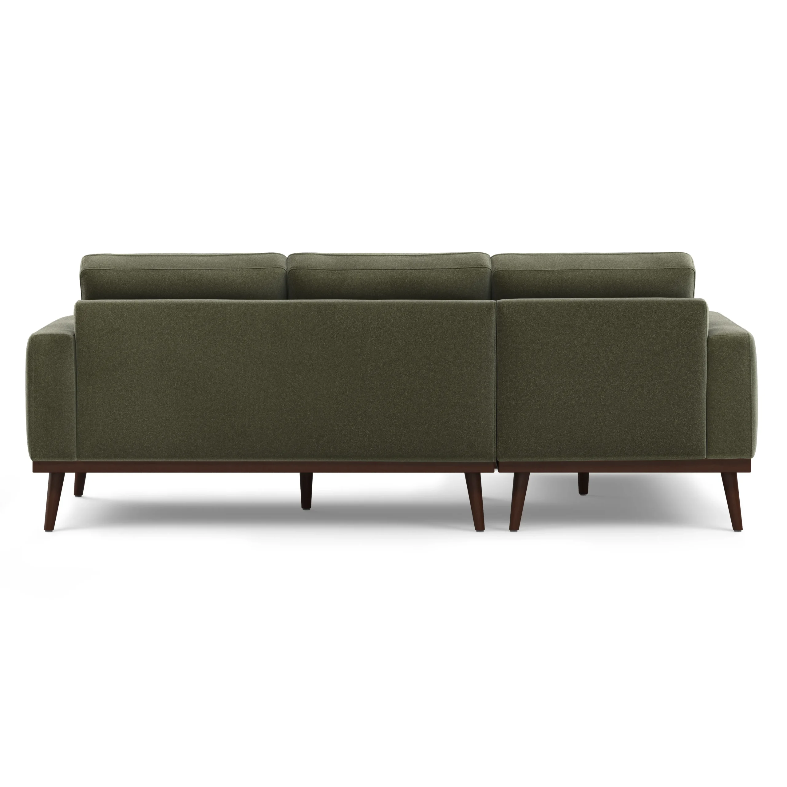 Rhett 93_ Left Chaise Sectional - Felted Green - Image 7