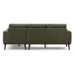 Rhett 93_ Right Chaise Sectional - Felted Green