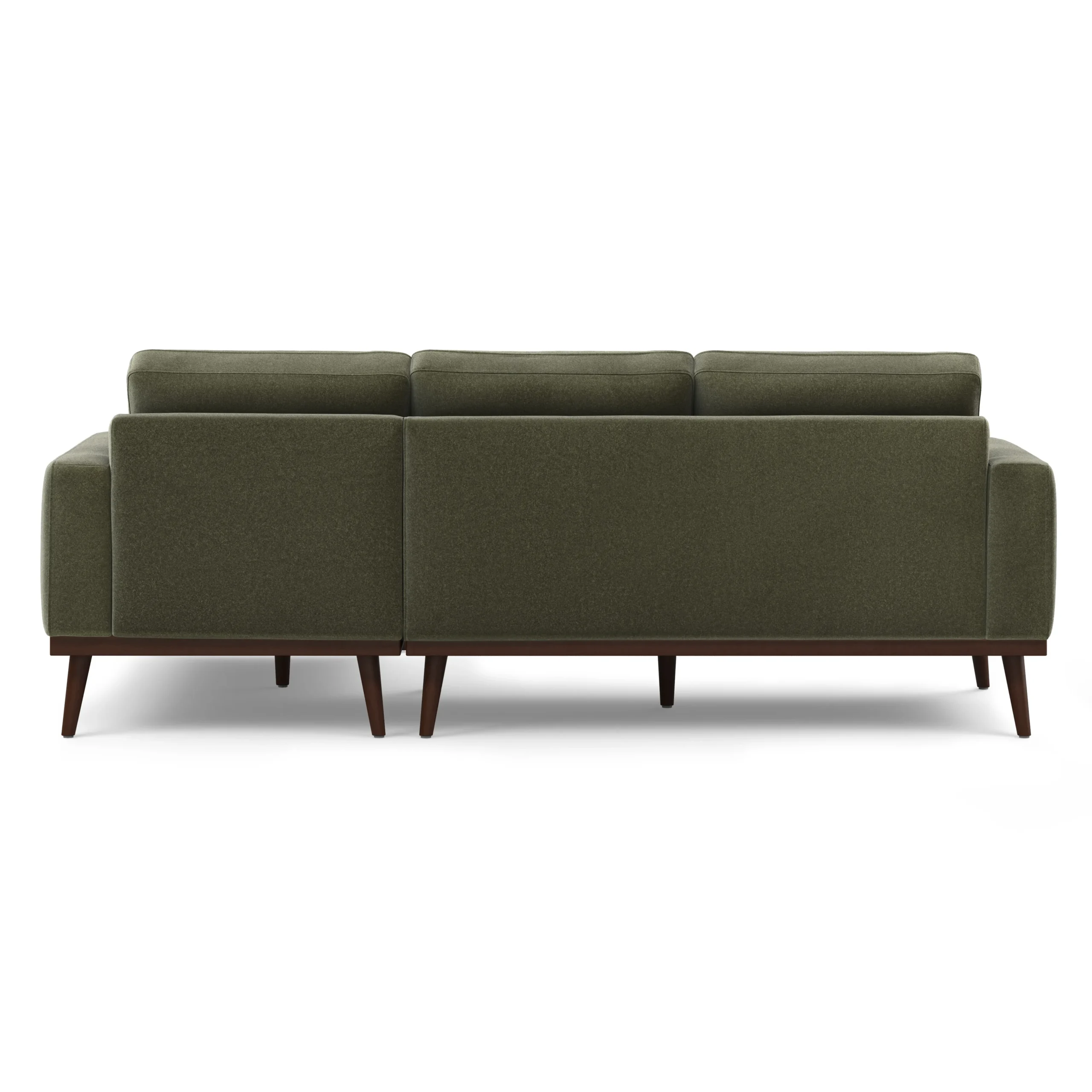 Rhett 93_ Right Chaise Sectional - Felted Green - Image 7