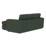 Riley 84_ Reversible Storage Sectional - Green Wool Bouclé