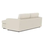 Riley 84_ Reversible Storage Sectional - Ivory Wool Bouclé