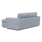 Riley 84_ Reversible Storage Sectional - Silver Light Blue