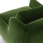 Matrix 30.5_ Velvet Lounge Chair - Grass Green
