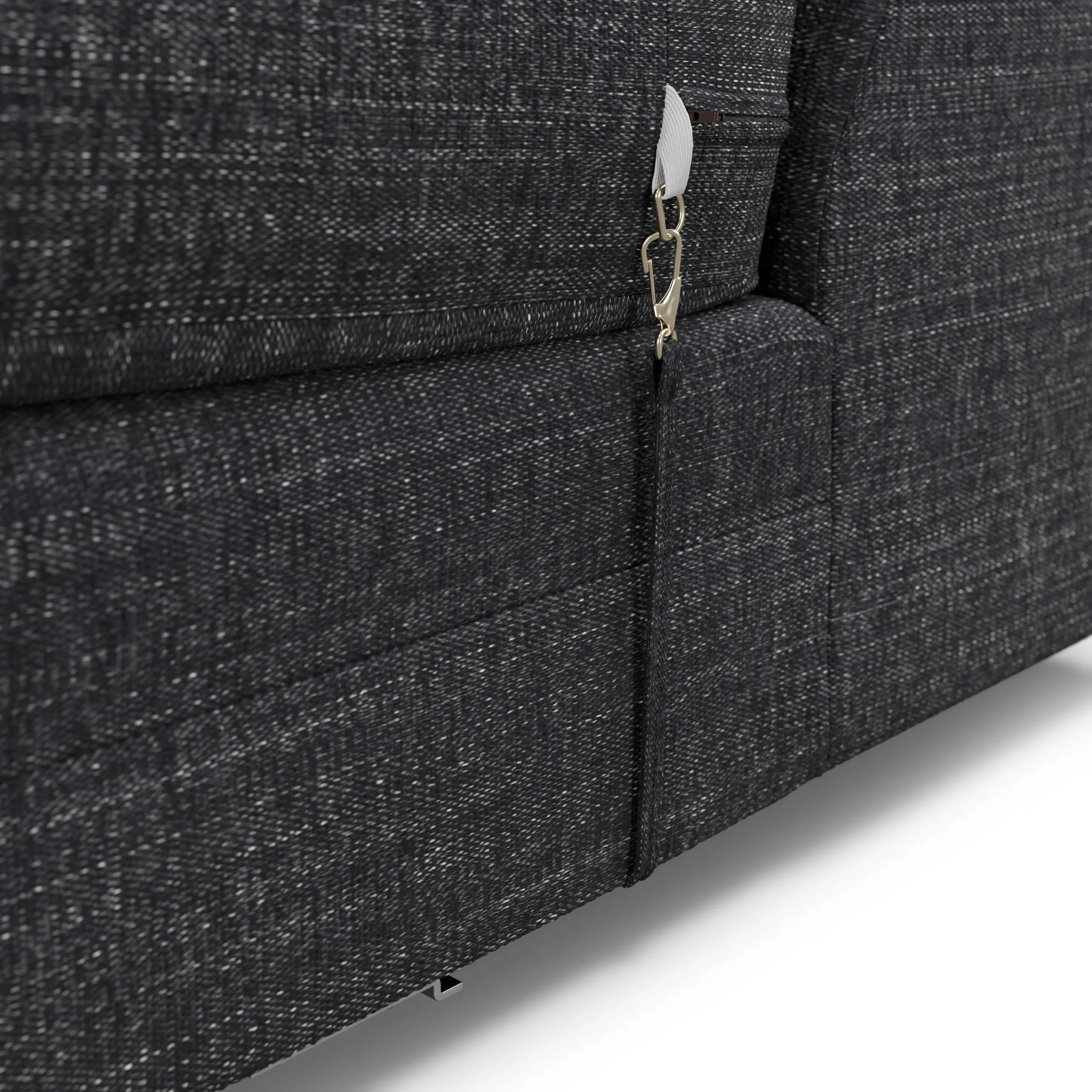 Riley 118.5_ Right Sectional - Napa Charcoal - Image 7