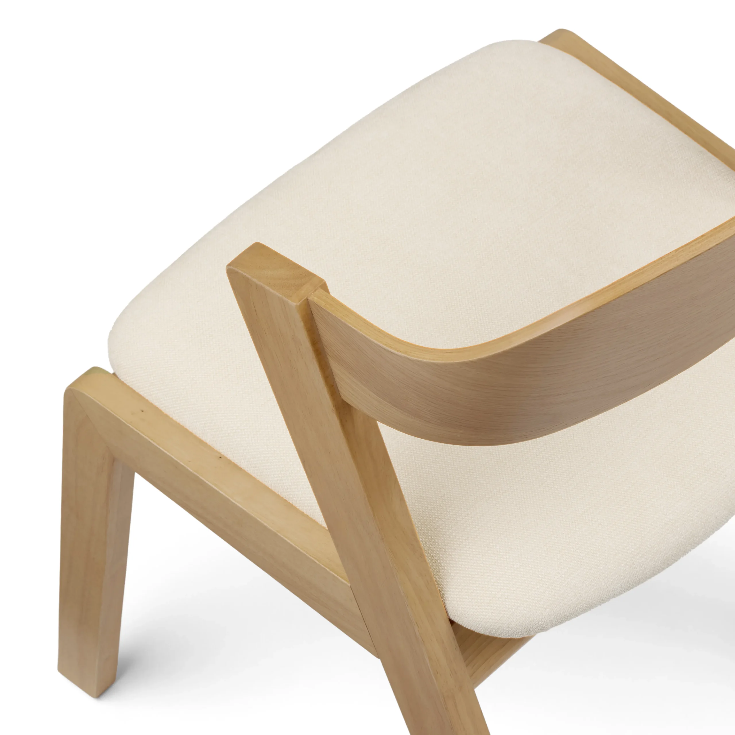Meja Dining Chair - Oak and Bristol Ivory - Image 7