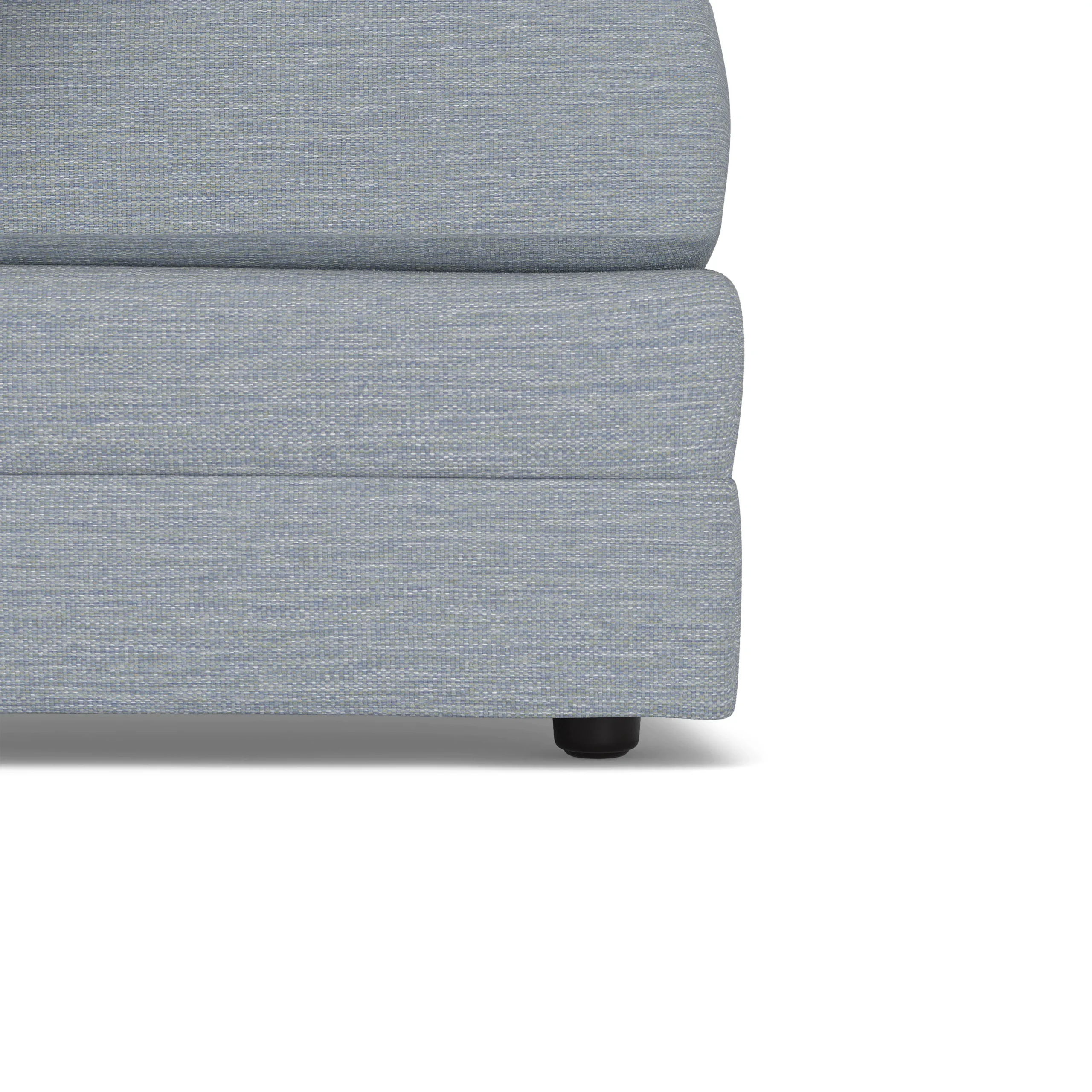 Riley 118.5_ Right Sectional - Silver Light Blue - Image 7