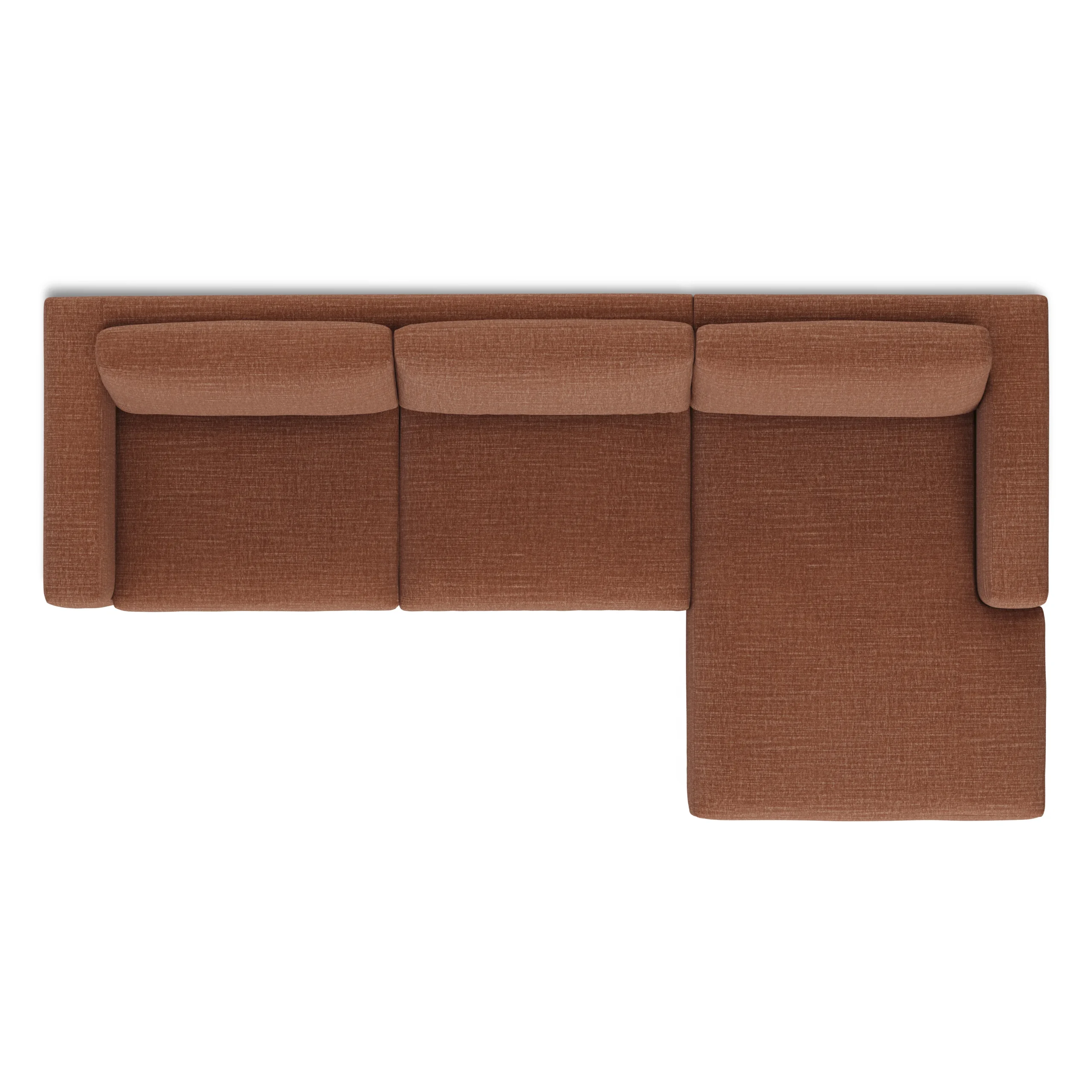 Riley 118_ Right Storage Sleeper Sectional - Napa Rust - Image 4