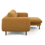 Sanders 85.5_ Reversible Sectional - Hestia Ginger