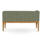 Left Corner Banquette - Smoked Oak and Welsh Green