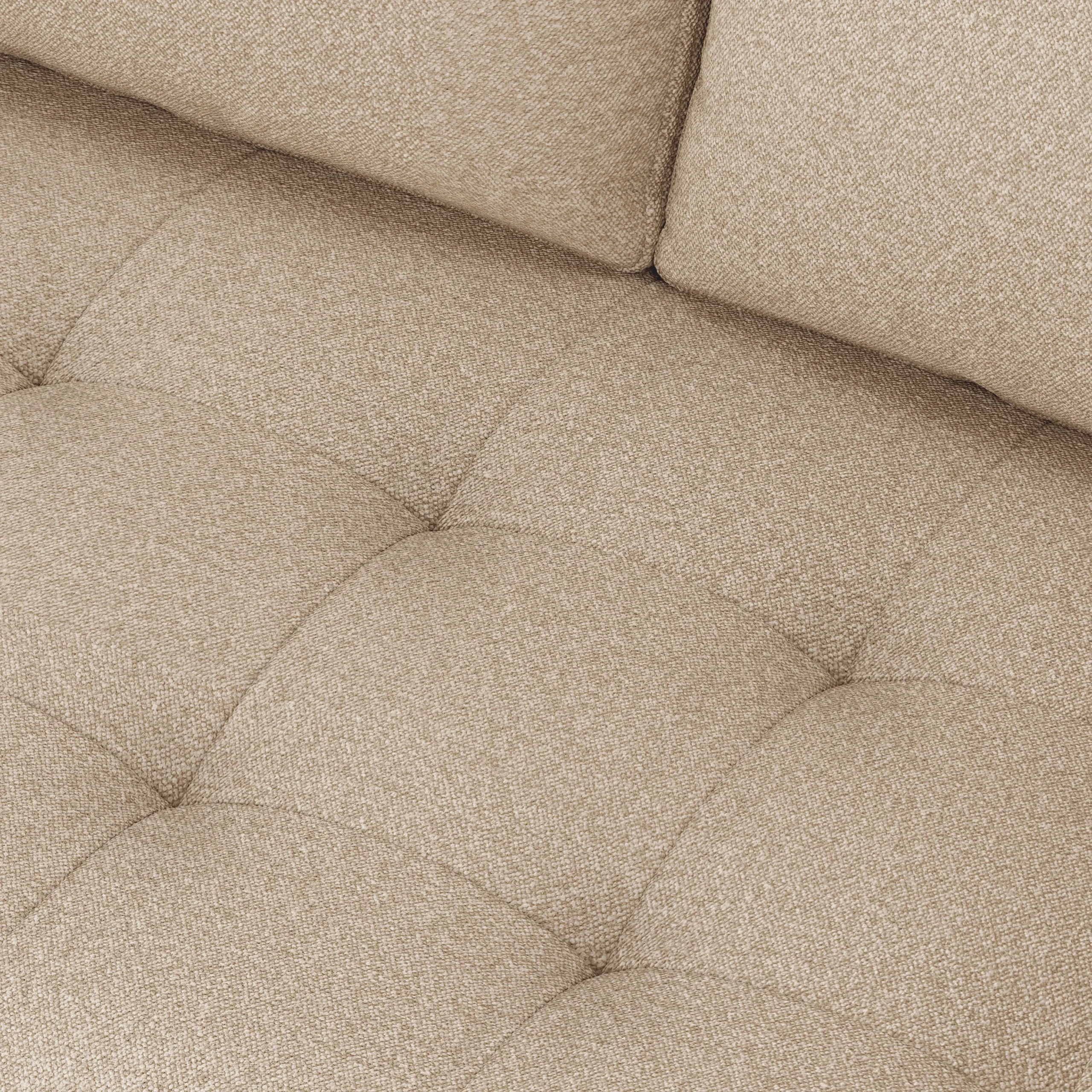Sven 100_ Tufted Left Sectional - Ratine Buff - Image 8