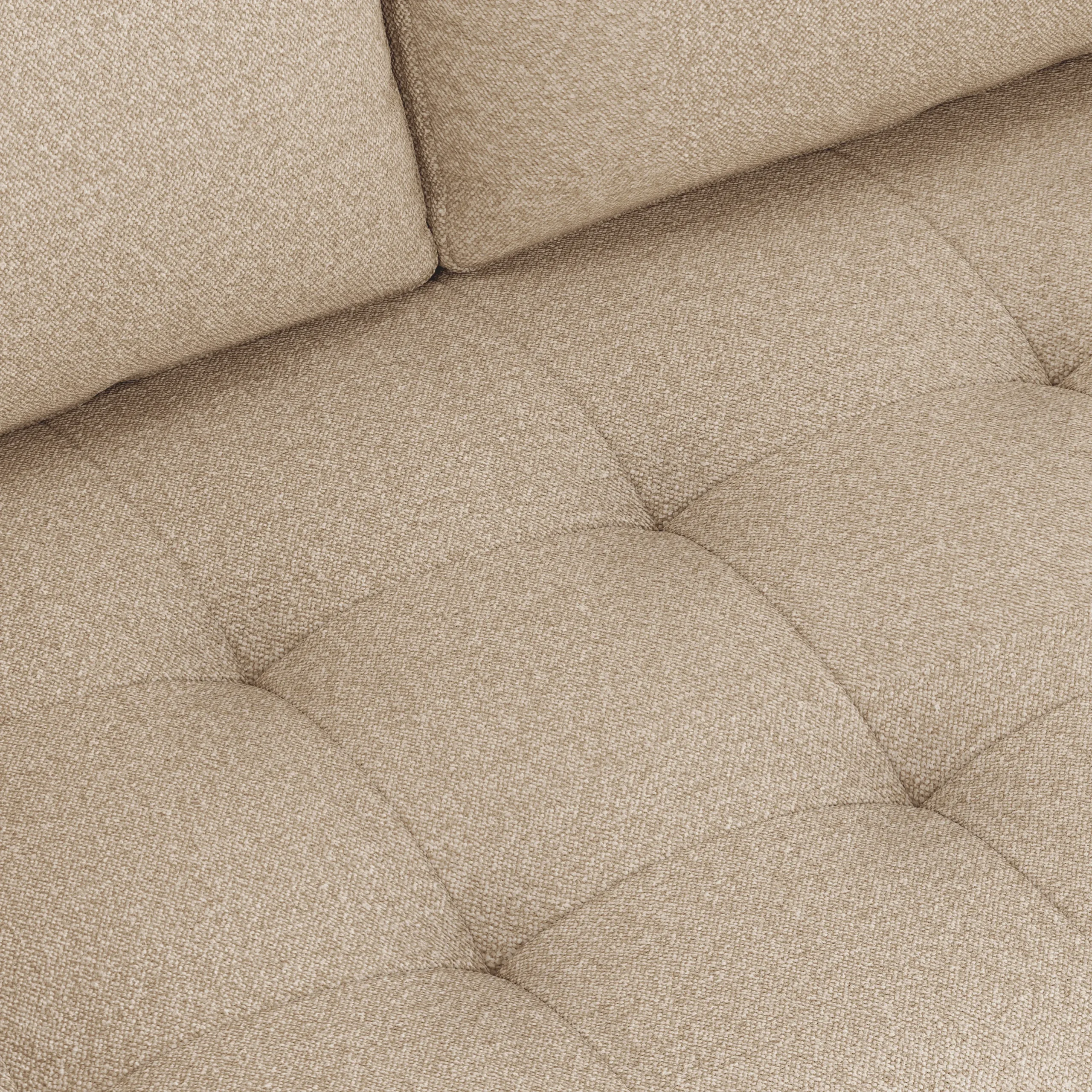Sven 100_ Tufted Right Sectional - Ratine Buff - Image 8