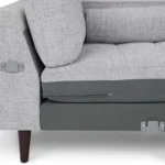 Sven 100_ Tufted Right Sectional - Stone Gray